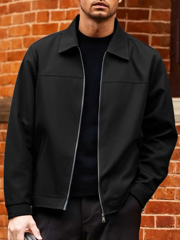 Lightweight All-Season Essential | Breathable Zipper Jacket for Work & Travel