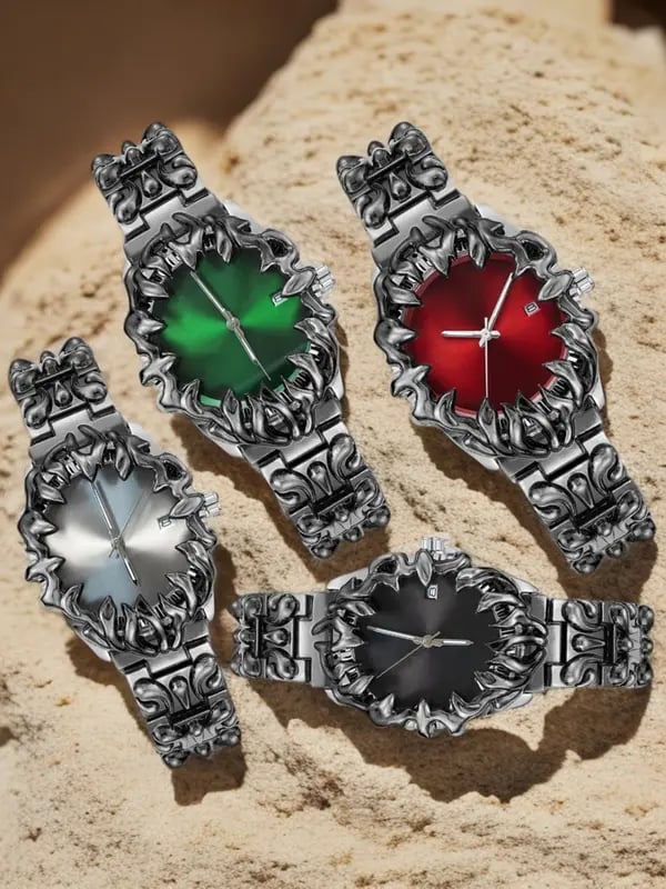 Men's Quartz Watch, Fashionable Luxury Alloy Watch, Calendar, Luminous