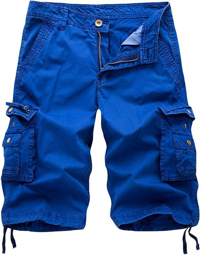 Men's Cargo Shorts | Relaxed Fit, Multi-Pocket, 100% Cotton, Outdoor Casual---Buy 2 Get 15% Off & Free Shipping!