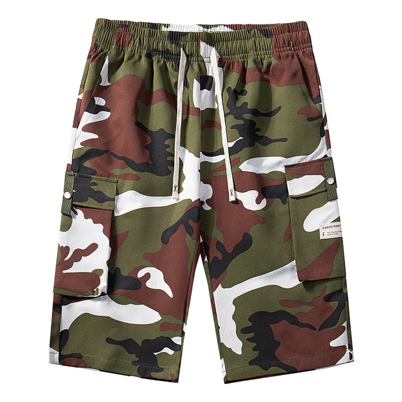 Men's Lightweight Camo Cargo Shorts