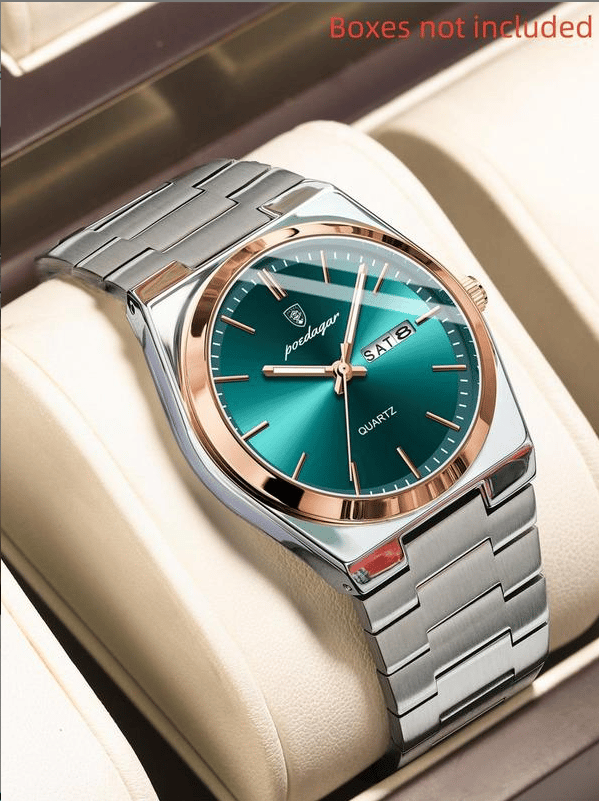 Ultra-thin men's waterproof luminous quartz watch