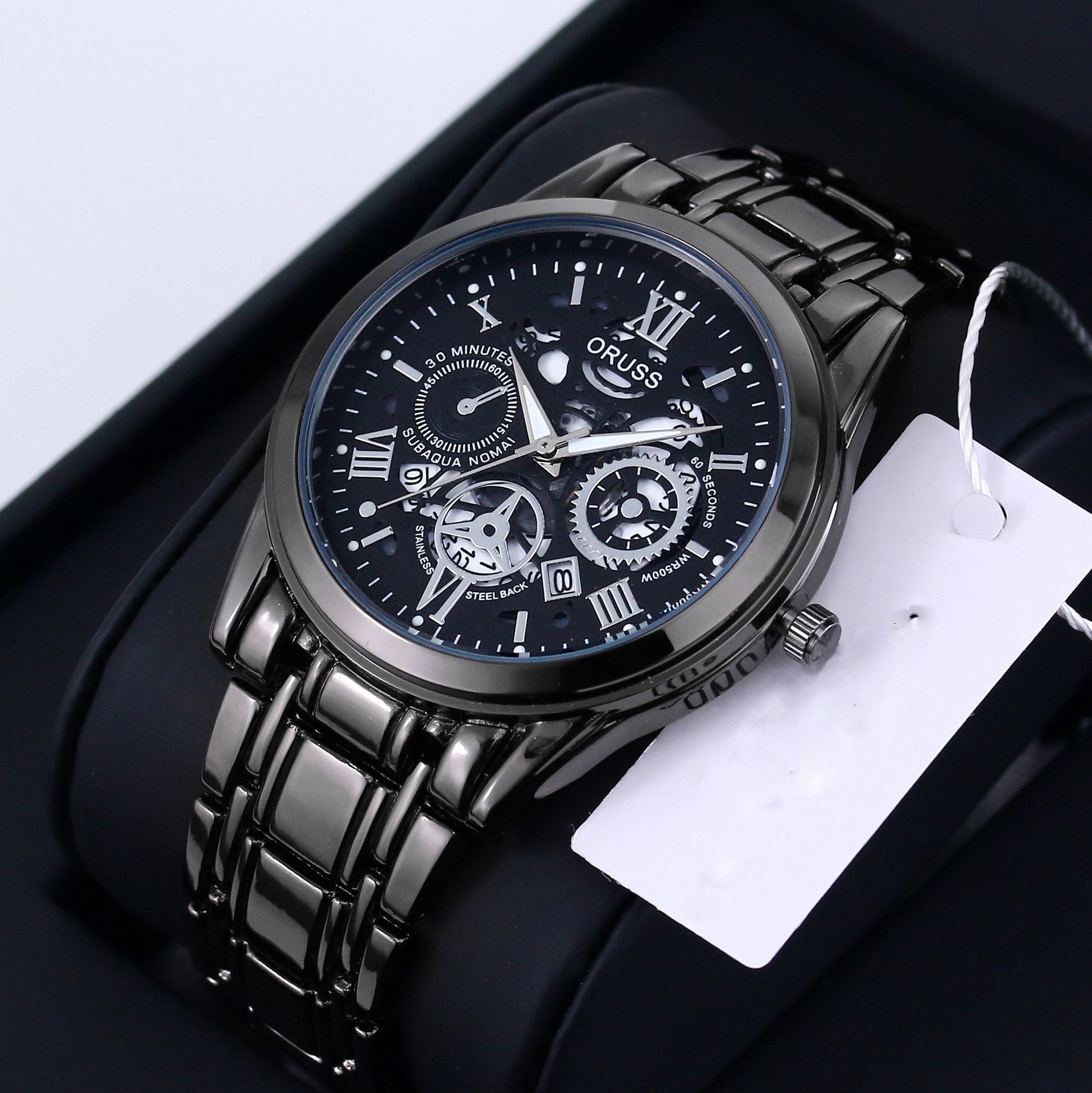 Swiss Water-Resistant Fully Automatic Quartz Watch for Men
