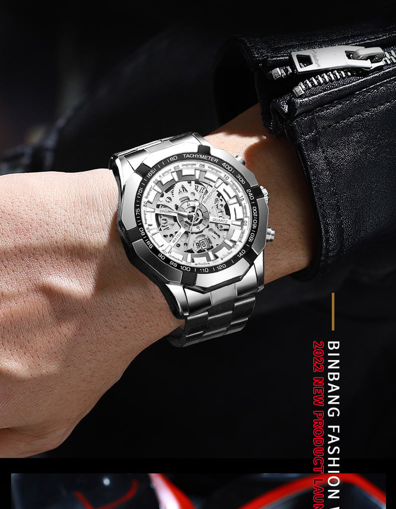 Water-Resistant Luminous Business Mechanical Men's Watch