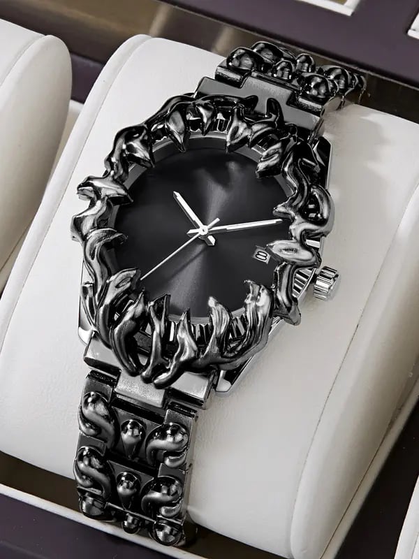 Men's Quartz Watch, Fashionable Luxury Alloy Watch, Calendar, Luminous