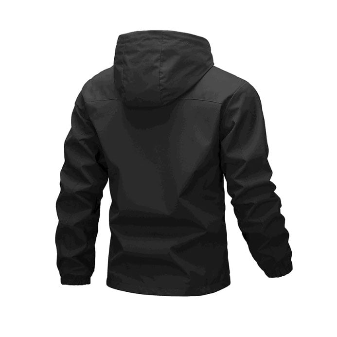 Men's All-Round Hooded Jacket - Waterproof, Wind-Resistant Work & Casual Wear
