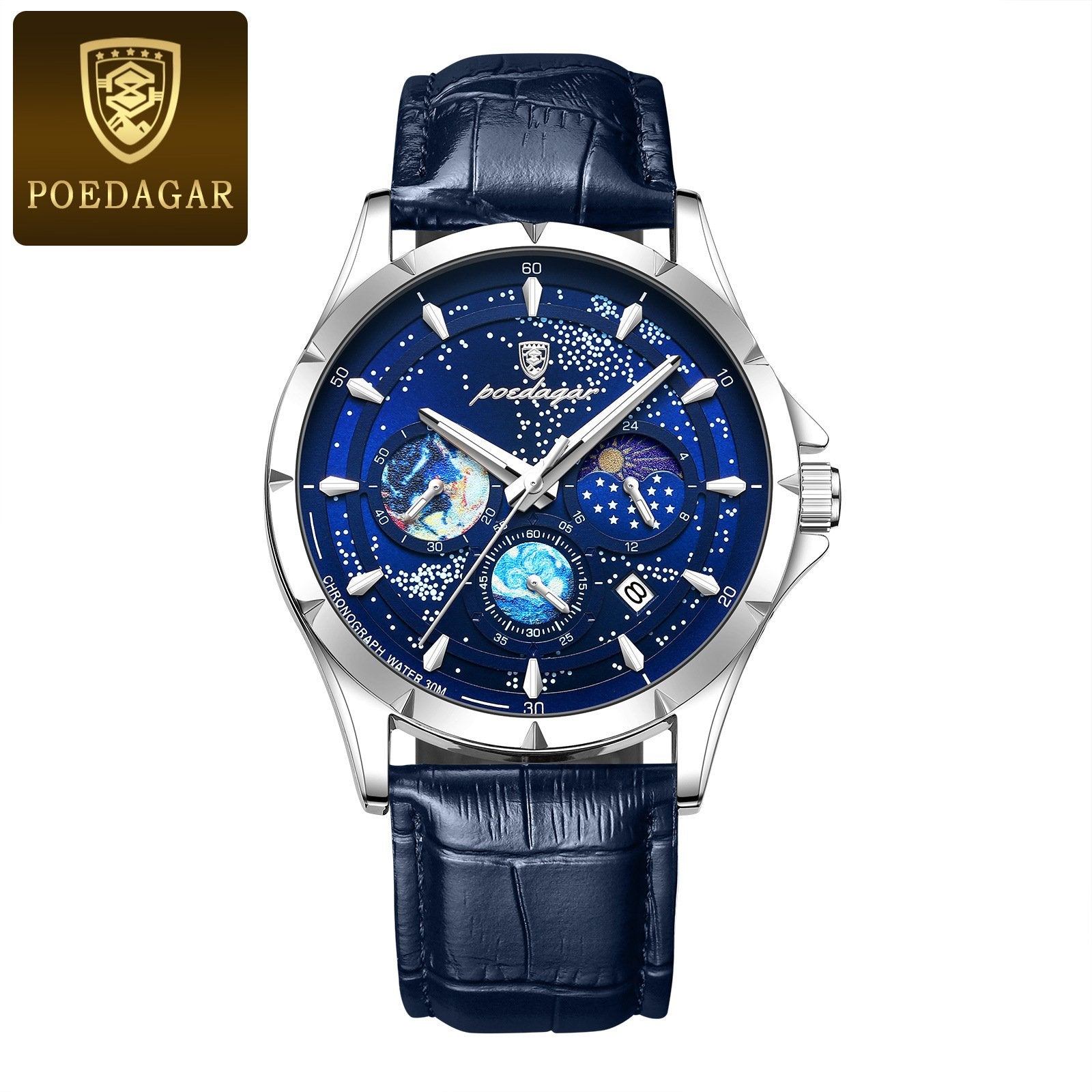 Starry Night Luminous Multifunctional Men's Quartz Watch
