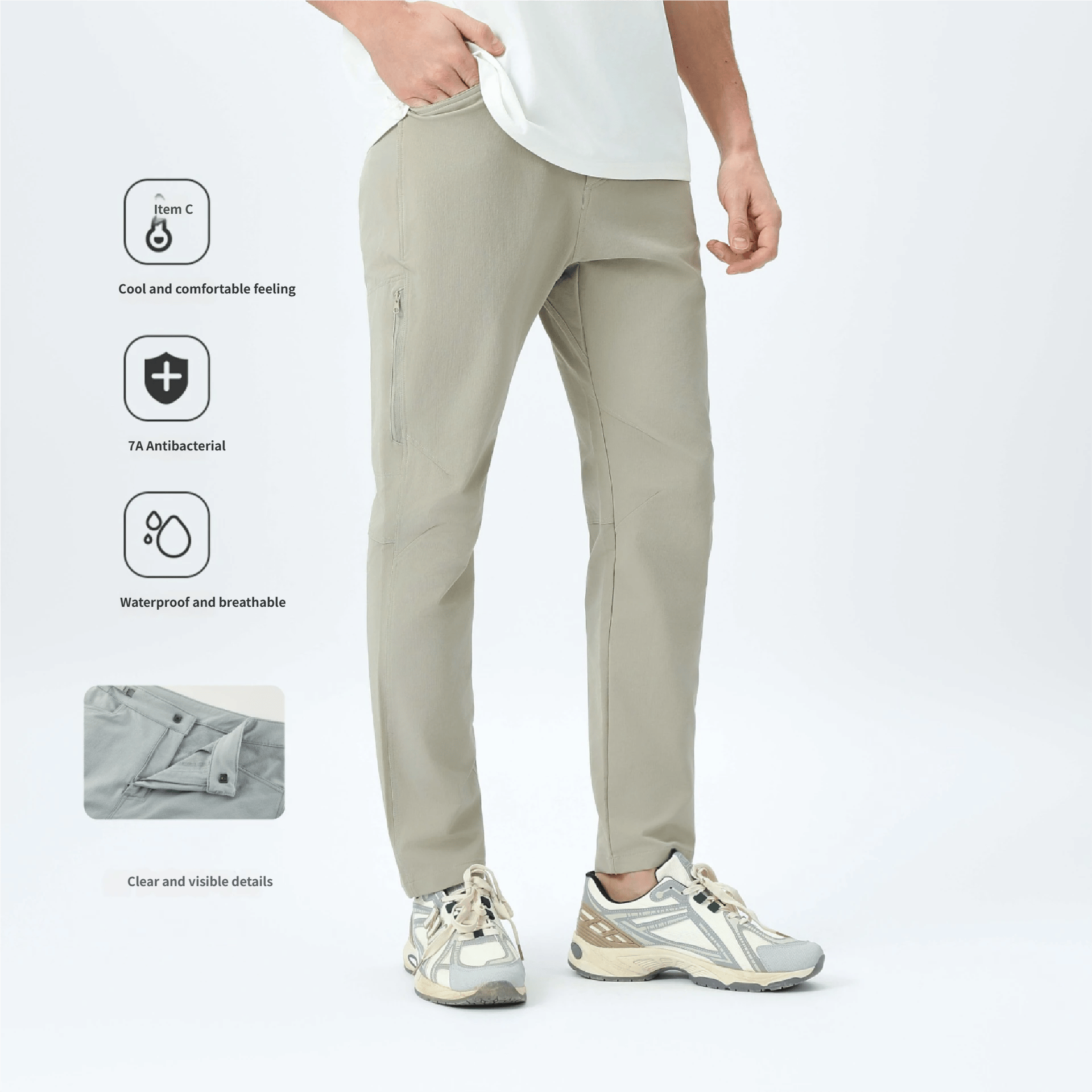 The Apex Outdoor Cargo: Technical Nylon Quick-Dry Pants for Hiking & Travel