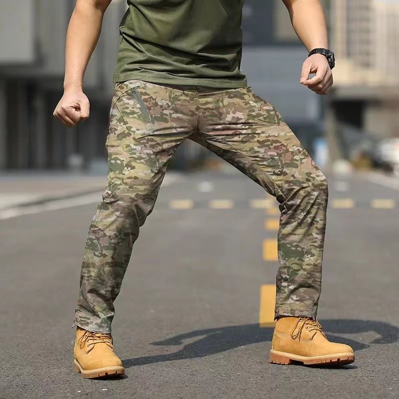 Men's Work Cargo Pants - Breathable, Quick-Dry & Water-Resistant Fabric