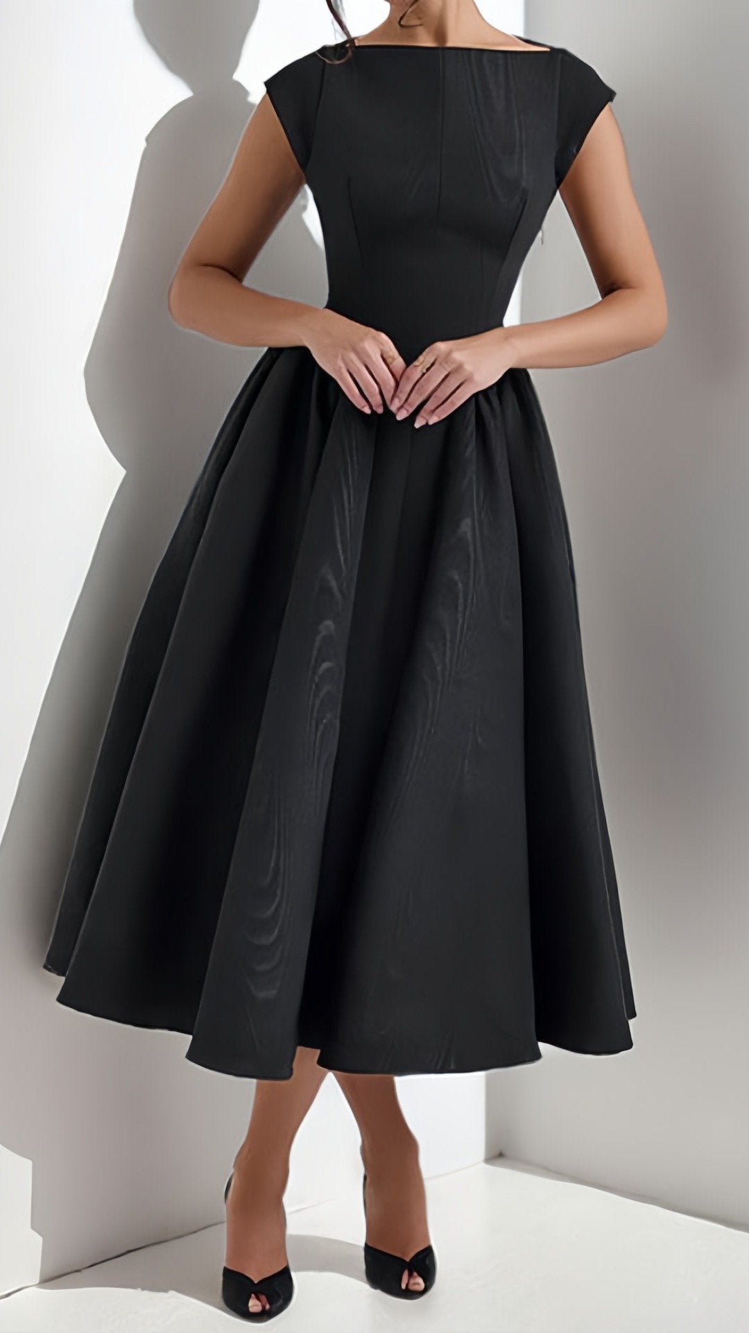 🥂 THE PARISIAN CINCH DRESS: WAIST-DEFINING, PURE COLOUR — YOUR NEW ROMANTIC SIGNATURE 🥂