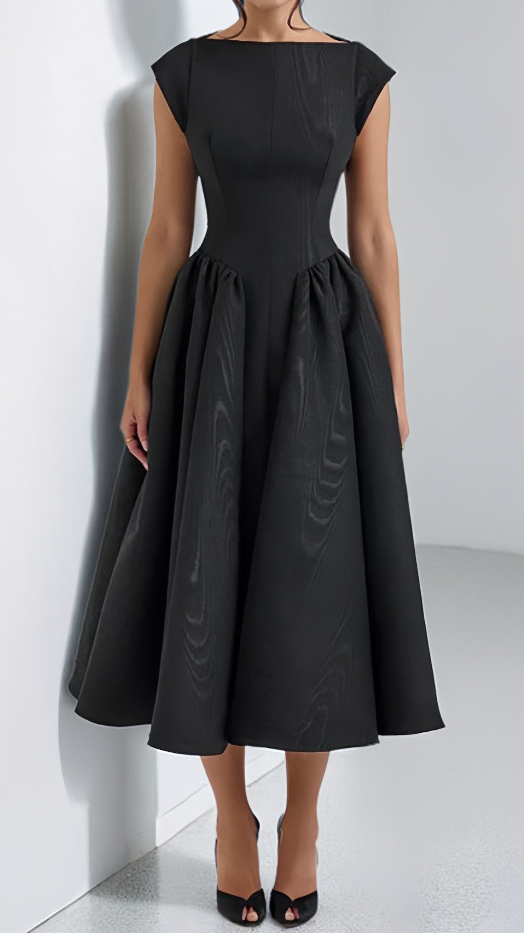 🥂 THE PARISIAN CINCH DRESS: WAIST-DEFINING, PURE COLOUR — YOUR NEW ROMANTIC SIGNATURE 🥂