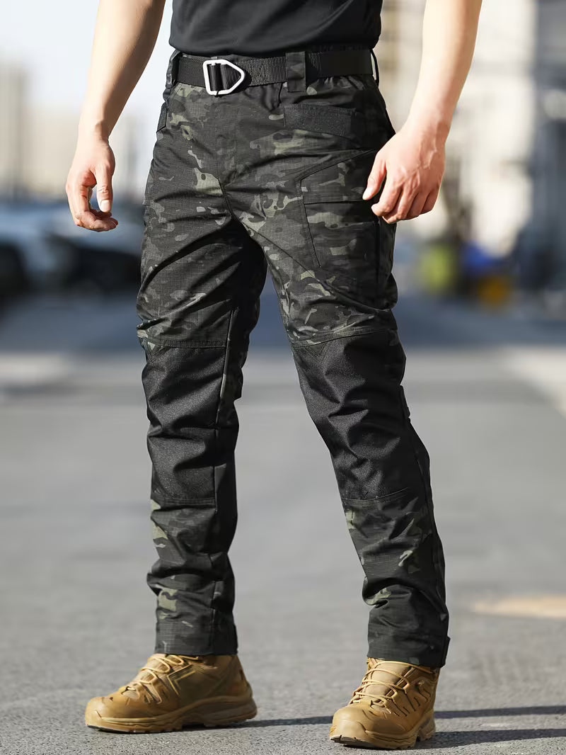 Waterproof Abrasion-Resistant Multi-Pocket Tactical Pants