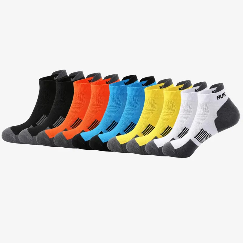 Men's 15-Pair Breathable Mesh Ankle Socks – Lightweight, Colorful, Comfortable Fit for Hiking & Fitness --- 15 Pairs for Just £18.98 & Free shipping!