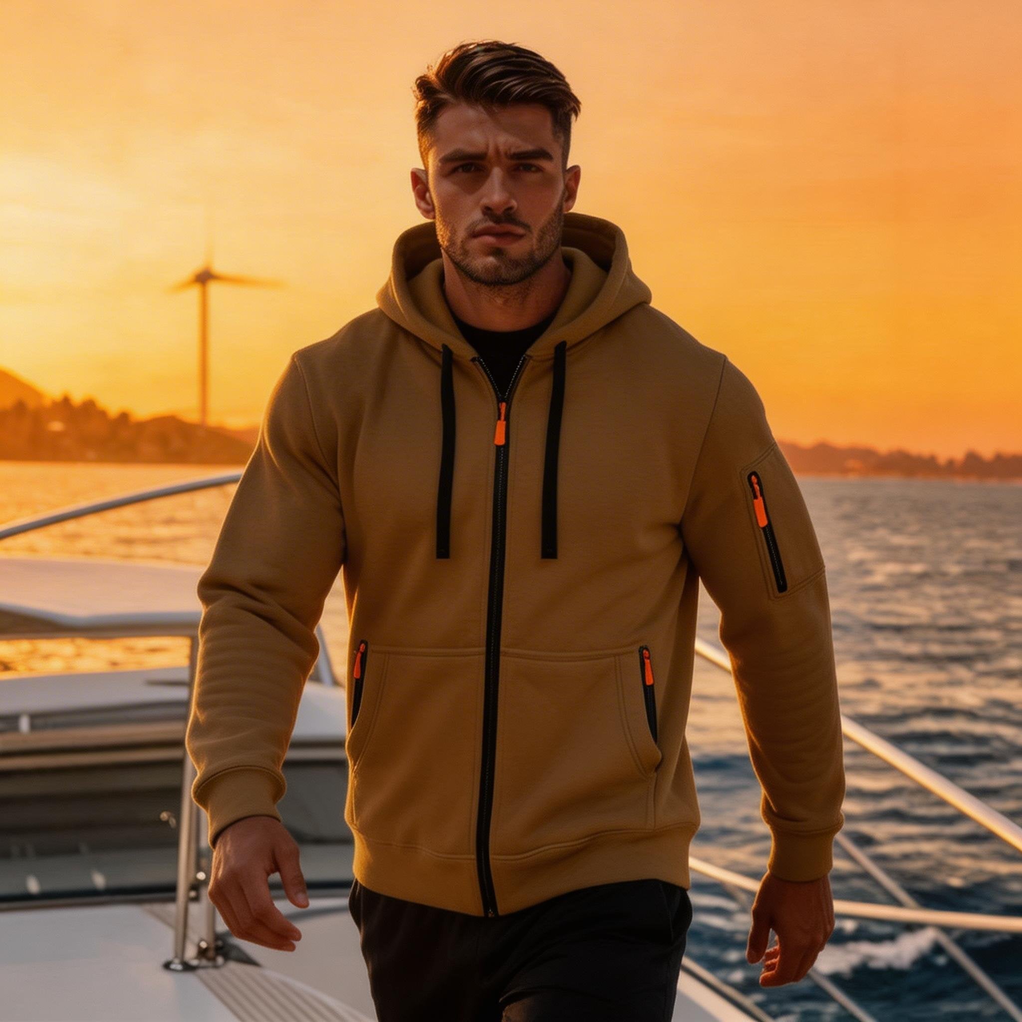Luxury Casual Urban Hoodie - Precision Tailored for Men