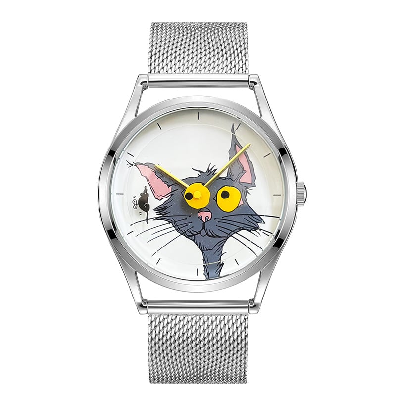 jokercat watch dial design CatMouseCreative Watch