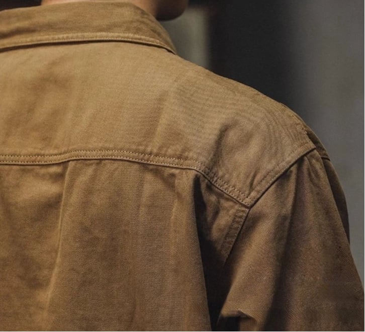 2026 Men's Retro Workwear Overshirt: American Utility x Japanese Style Relaxed Fit Jacket