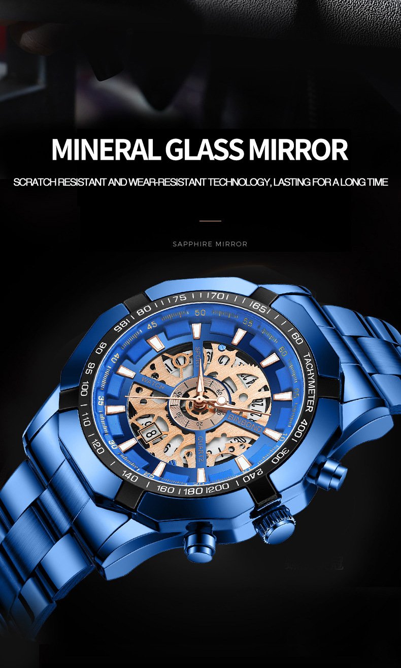 Water-Resistant Luminous Business Mechanical Men's Watch
