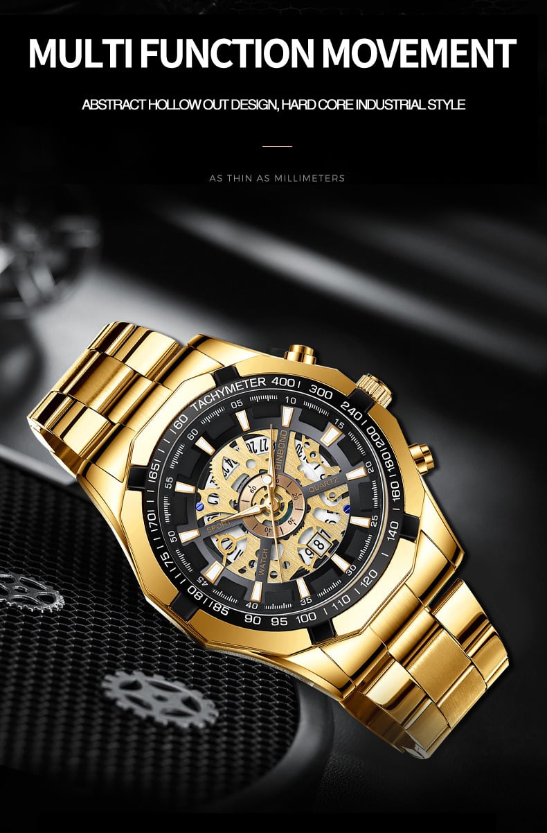 Water-Resistant Luminous Business Mechanical Men's Watch