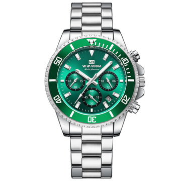 Men's luxury watch with waterproof and luminous dial