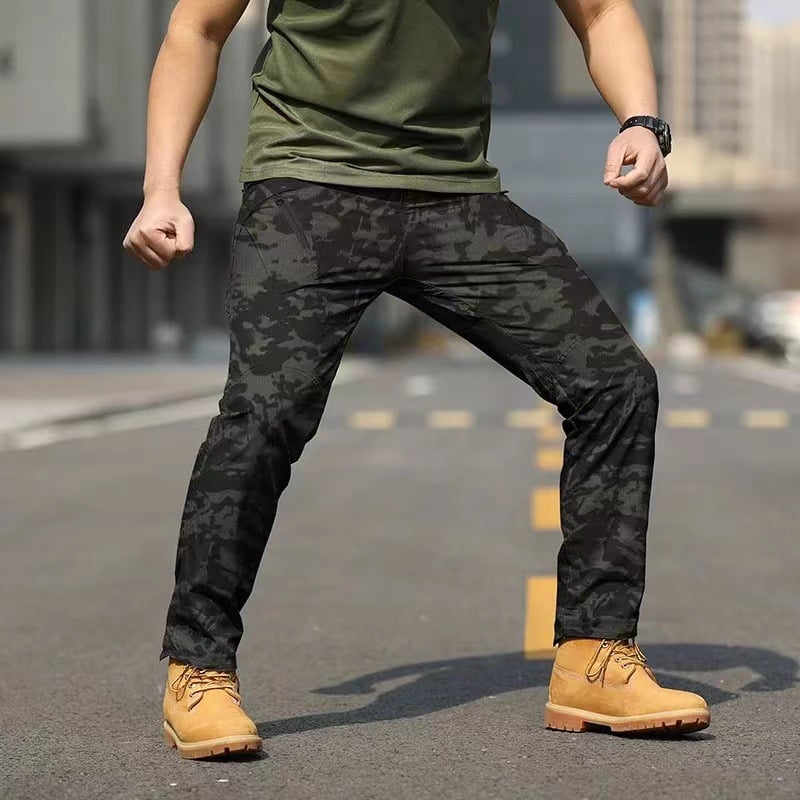 Men's Work Cargo Pants - Breathable, Quick-Dry & Water-Resistant Fabric