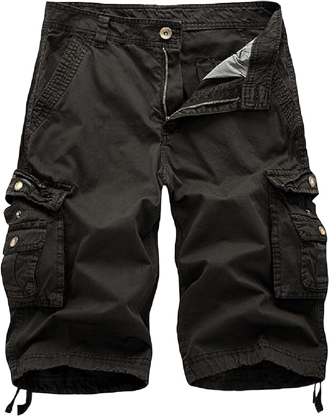 Men's Cargo Shorts | Relaxed Fit, Multi-Pocket, 100% Cotton, Outdoor Casual---Buy 2 Get 15% Off & Free Shipping!