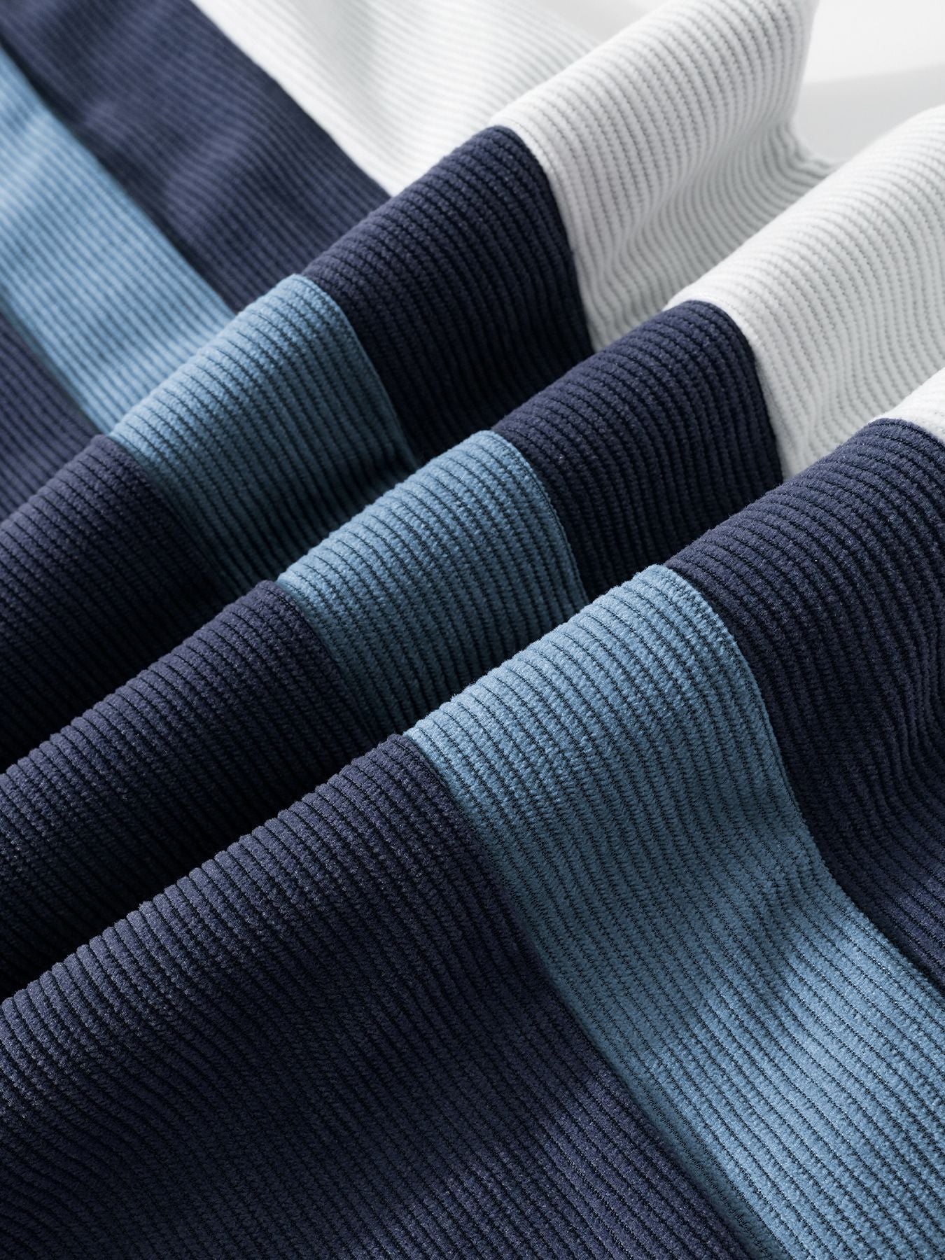 All-Season Men’s Casual Corduroy Pants: Comfortable Colorblock Straight Leg Design