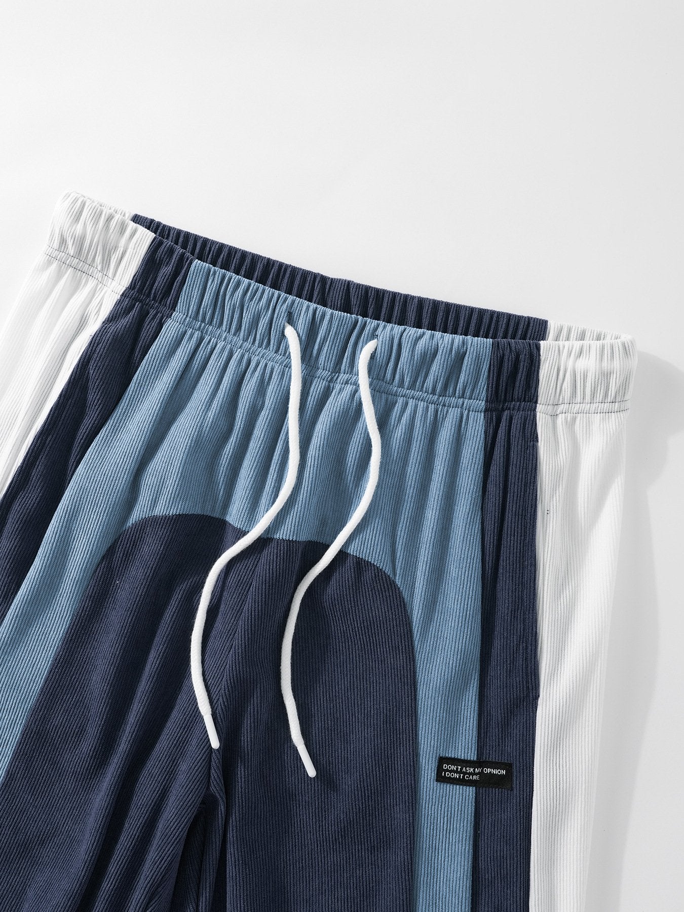 All-Season Men’s Casual Corduroy Pants: Comfortable Colorblock Straight Leg Design