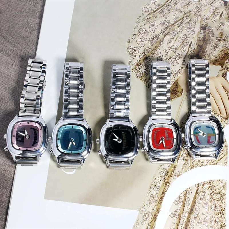 Men's Retro dual display  watch