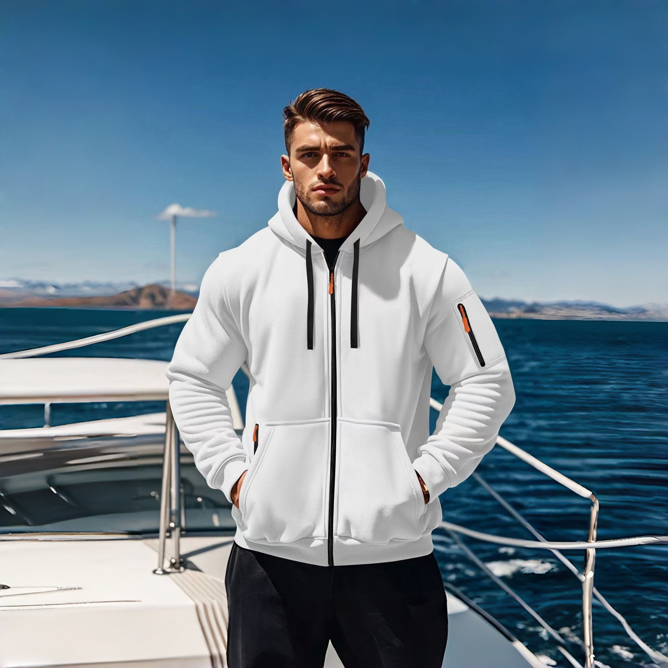 Luxury Casual Urban Hoodie - Precision Tailored for Men