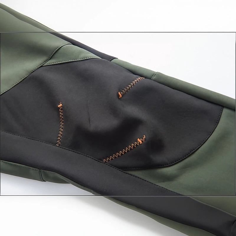 Men's Waterproof Fleece Lined Snow Pants - High Rise Joggers with Belt for  Winter Activities