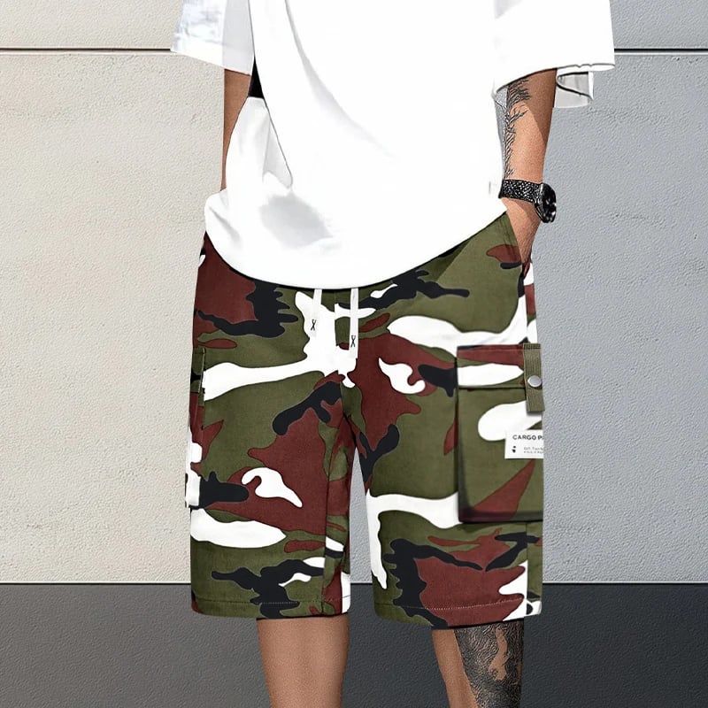 Men's Lightweight Camo Cargo Shorts