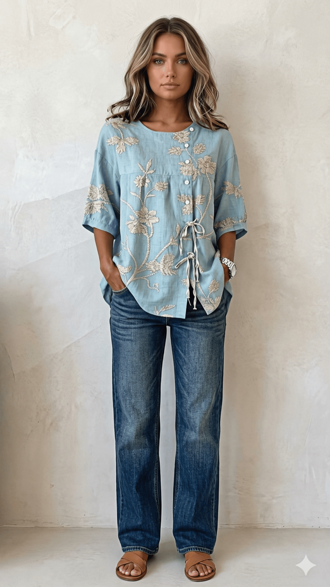 🌸 THE BOHO TIE-SIDE TOP: RELAXED FIT, ADJUSTABLE WAIST, VINTAGE SOUL — YOUR NEW WARDROBE CHAMELEON 🌸