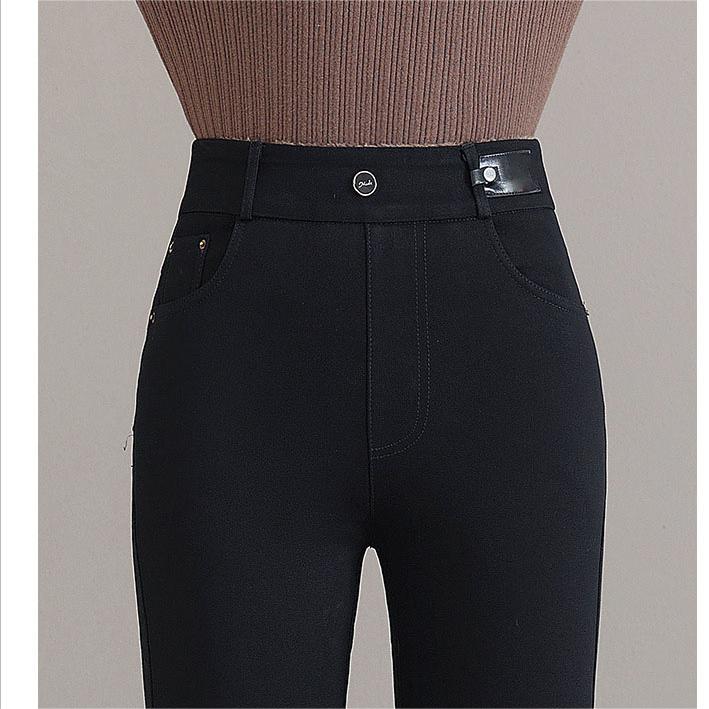 🔥HOT SALE 50% OFF💕Women's High Waist Slim Stretch Warm Skinny Jeans