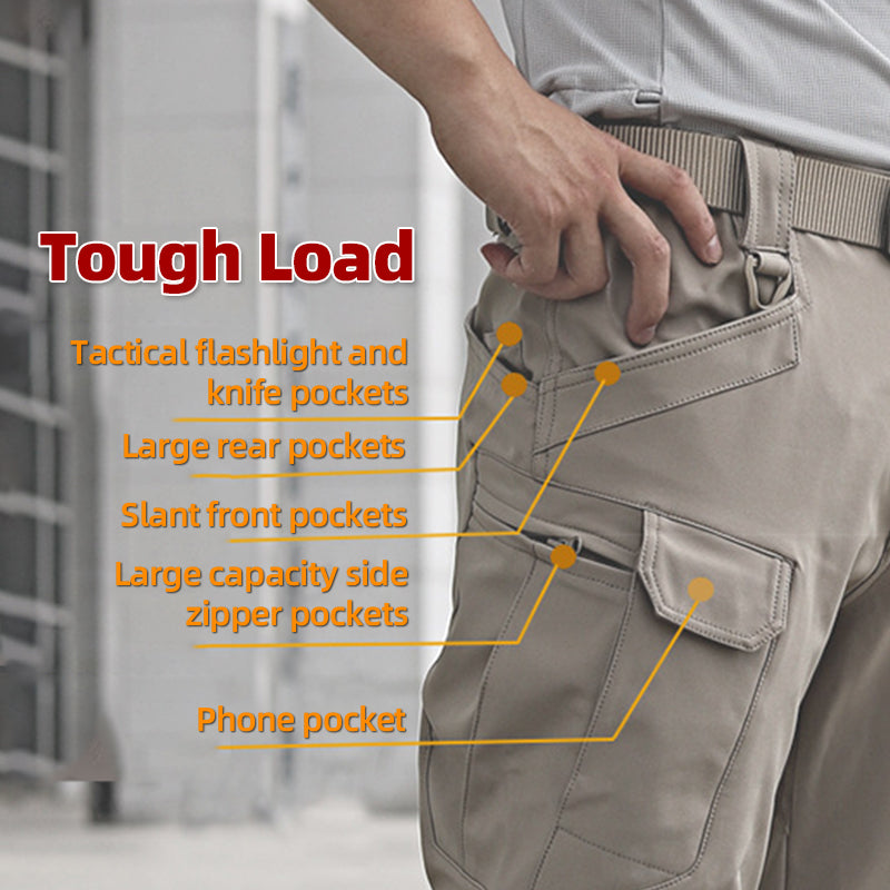 Waterproof Multi-pocket Tactical Commuter Pants